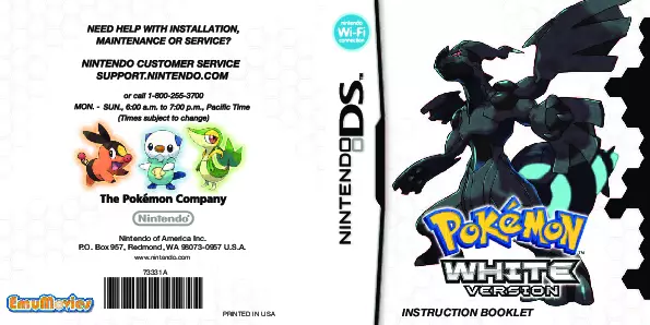 manual for Pokemon - White Version (DSi Enhanced)